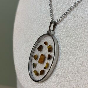 Handmade resin Pendant Necklace